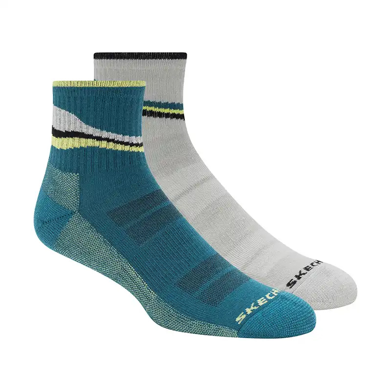 2PK MENS 1/2 TERRY TRAIL QTR CREW